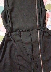 Zip Design Vest Jacket