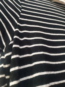 Redtag Women Black And White Striped Bust 32 |Wais