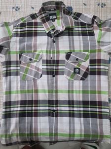 Diesel Plaid Button-Down Shirt