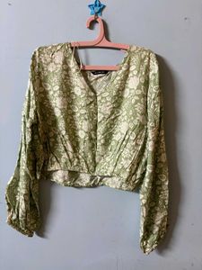 Floral Print Crop Top