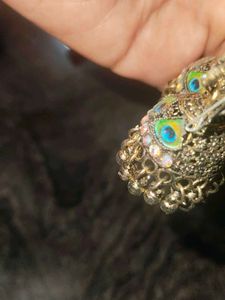 Peacock Jhumka Earrings