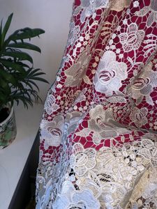 halter neck lace dress