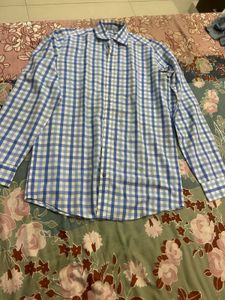 Blue & White Checkered Shirt