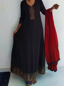 Anarkali Set Stone Work