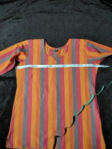 💗Striped Tunic Top