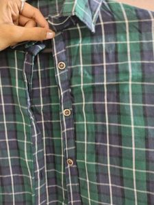 Old Navy Checks Semi Formal Shirt