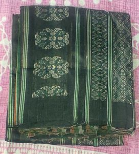 Green saree With Blouse