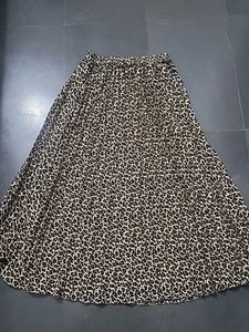 Leopard Print Maxi Skirt