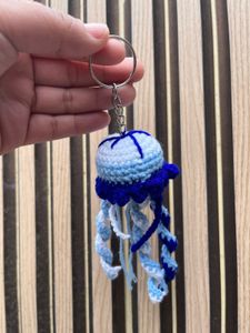 Crochet Jellyfish Keychain ( Any 1 )
