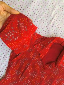 L Size Red Shirt For Women