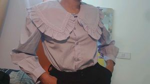 Japanese ruffle collar Blouse