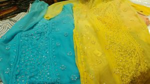 Brand New Chickenkari Kurti With Slip
