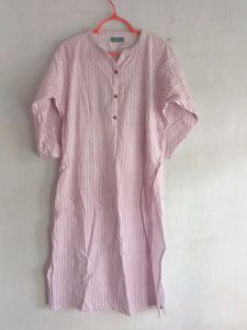 Pink Striped Tunic Dress
