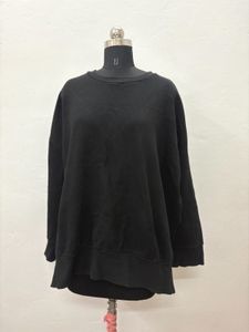 Black Oversized Sweatshirt