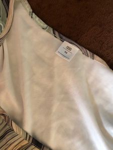 Abstract Print Long Sleeve Top