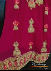 Rose Rani Plazo Suit With Dupatta For 46 Bust