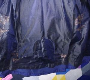 Elegant Navy Blue Ethnic Gown