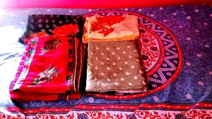 Elegant Sarees  4- Mixed Lot