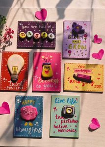 3D Clay Fridge Magnets 🌷