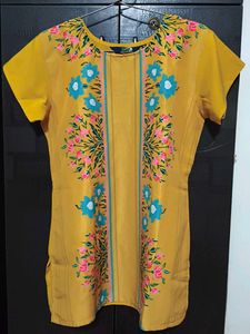 Floral Print Kurta