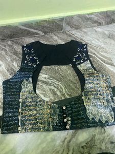 Stylish Embellished Blouse With Freebies