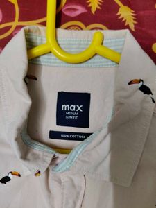 Toucan Print Short Sleeve Shirt