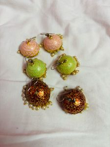 meenakari jhumka