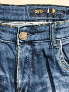 Dark Blue Denim Jeans