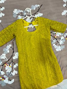 Yellow Kurti Set