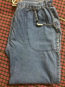 Baggy Dnm Pant Dark Blue Colour For Sale In