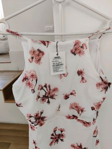 White Floral Dress