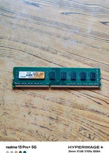 2Gb ddr3 1333Mhz Desktop Ram Running Condition