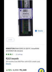 FREE Kingston DDR3 RAM