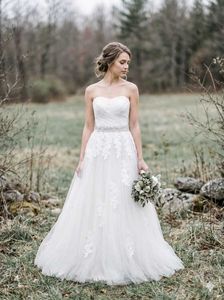 Elegant Strapless Gown