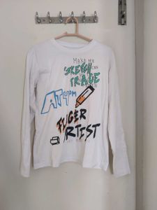 Graphic Print Long Sleeve Tee