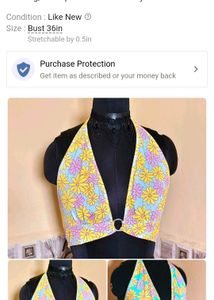 Black Tie-Front Crop Top