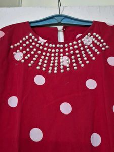 PolkaDot Top For Women