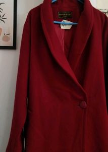 Red overcoat. 💌❤️