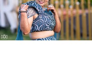 Elegant Blue Saree Blouse