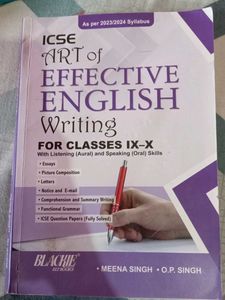 ICSE English Writing Book