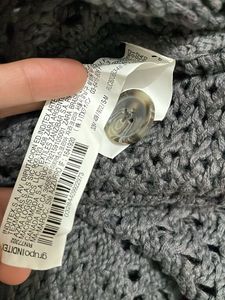 ZARA oversized Grey Knit Cardigan