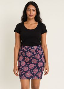 Floral Print Skirt