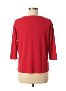 Red Button-Down Cardigan