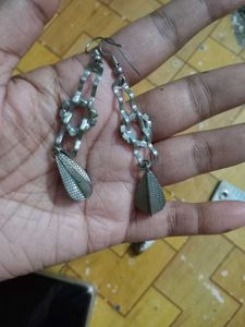 Silver Drop Earrings