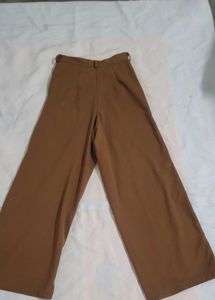 Brown Wide Leg Pants