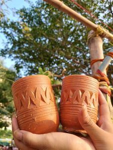 Terracotta Mugs (Set of 2)