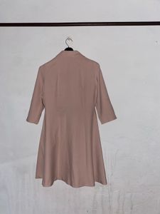 Blush Pink Blazer Dress