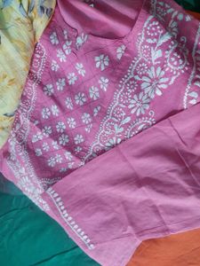 Pure Lucknowi Chickenkari Kurti