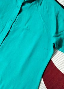 Blue Button-Down Shirt