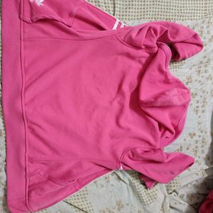 Pink Adidas Zip-Up Hoodie